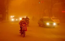 Bão cát mạnh nhất trong vòng 20 năm tấn công Trung Quốc
