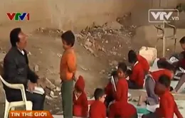 Lớp học gầm cầu cho trẻ em ngay giữa New Dehli