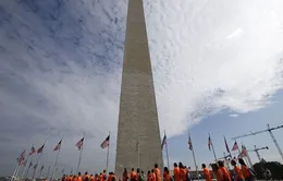 Đài tưởng niệm Washington mở cửa trở lại sau 3 năm