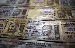 Đồng Rupee Ấn Độ giảm mạnh nhất trong 4 tháng