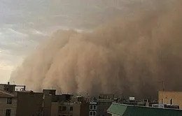 Bão cát khổng lồ ở Thủ đô Iran, 4 người thiệt mạng
