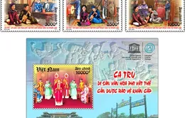 Phát hành bộ tem bưu chính về Ca trù