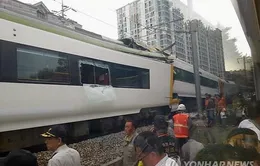 Hàn Quốc: Tàu hỏa đâm nhau, 80 người bị thương