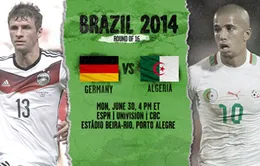 World Cup 2014: Đức vs Algeria - Cuộc chiến của những... chiếc dạ dày