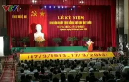 Long trọng kỷ niệm 100 năm ngày sinh đại tướng Chu Huy Mân