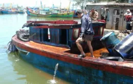 Bàn giao tang vật gây tràn dầu ở Quy Nhơn