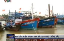 Ngư dân miền Trung không chủ quan trước bão 12