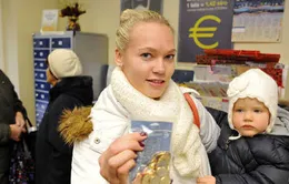 Latvia chính thức gia nhập khu vực Eurozone