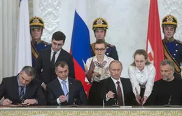 Nga và Crimea ký hiệp ước sáp nhập