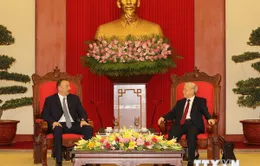 Tổng Bí thư Nguyễn Phú Trọng tiếp Tổng thống Azerbaijan