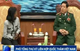 Bộ trưởng Bộ Quốc phòng Phùng Quang Thanh tiếp Phó Tổng thư ký LHQ