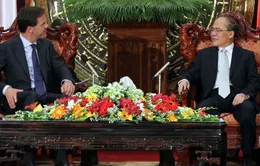 Chủ tịch Quốc hội Nguyễn Sinh Hùng tiếp Thủ tướng Hà Lan