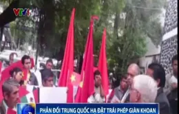 Mít tinh tại Mexico phản đối Trung Quốc hạ đặt giàn khoan trái phép