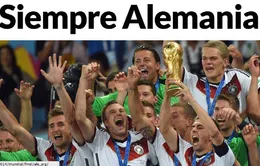 Vô địch World Cup, báo chí Đức hết lời ca ngợi đội nhà