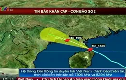Bão số 2: Vùng núi Bắc Bộ có nguy cơ xảy ra lũ quét