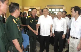 Đồng chí Tô Huy Rứa thăm Trung tâm điều dưỡng thương binh Kim Bảng