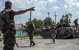 Quân đội Ukraine tiến đánh Donetsk