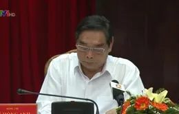 Đồng chí Lê Hồng Anh làm việc với Thành ủy Đà Nẵng