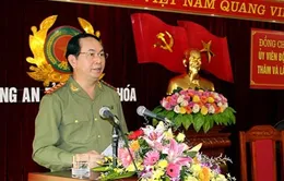 Bộ trưởng Trần Đại Quang làm việc tại Công an tỉnh Thanh Hóa