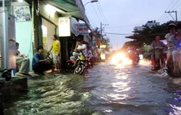 Triều cường bất thường tại Cần Thơ