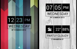 Những widget đồng hồ ấn tượng trên Android (P2)