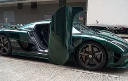 Koenigsegg Agera S với màu carbon xanh tuyệt đẹp tại Hồng Kông