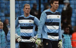 Joe Hart tiếp tục bị "cho ra rìa" tại Champions League