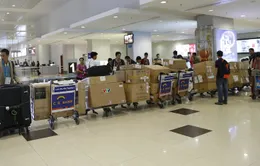 SEA Games 27: Hơn 1 tấn thiết bị phục vụ phát HD đã tới Nay Pyi Taw