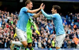 Man City 4-1 Southampton: Etihad "nuốt chửng" con mồi (VIDEO)