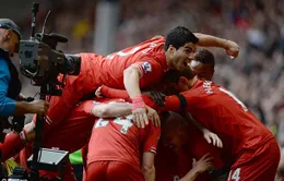 Man City "lấm lưng" tại Anfield do trọng tài?