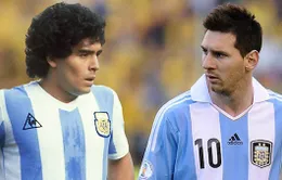 Messi khiêm tốn tự nhận "dưới cơ" Maradona
