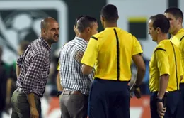 Pep Guardiola nổi nóng với đồng nghiệp sau trận giao hữu trên đất Mỹ