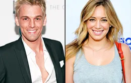 Aaron Carter công khai theo đuổi bà mẹ trẻ Hilary Duff