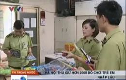 Hà Nội: Thu giữ hơn 3000 sản phẩm đồ chơi nhập lậu