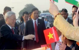 Tổng Bí thư Nguyễn Phú Trọng bắt đầu thăm cấp Nhà nước tới Ấn Độ 