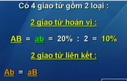 BTKT môn Sinh học: Bài tập về hoán vị gen