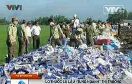 Thuốc lá lậu “tung hoành” thị trường 