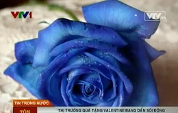 Thị trường quà tặng Valentine: Quà tặng tiền triệu hút khách