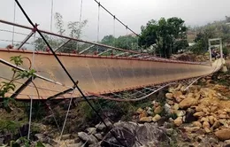 Xác định nguyên nhân ban đầu về sự cố cầu treo ở Lai Châu