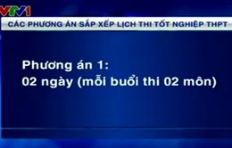 Các phương án sắp xếp lịch thi tốt nghiệp THPT 