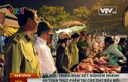 Hà Nội triển khai xét nghiệm ATTP tại chợ đầu mối