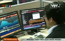 Khối ngoại "thoắt ẩn thoắt hiện" trên thị trường chứng khoán