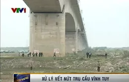 Xử lý vết nứt cầu Vĩnh Tuy