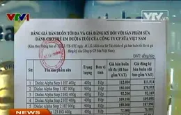 Lúng túng trong việc thực áp trần giá sữa bán buôn