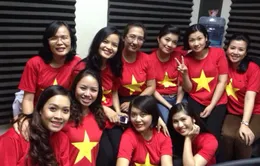 Các MC, BTV , PV của Ban Thời sự hòa giọng trong "Thời Sự ca"