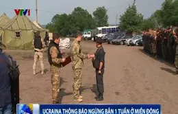 Ukraine thông báo ngừng bắn một tuần ở miền Đông