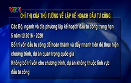Thủ tướng ra Chỉ thị về lập kế hoạch đầu tư công