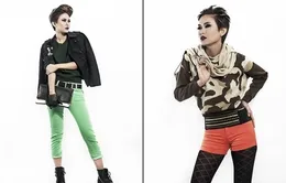 Quán quân VNTM 2013 phá cách với trang phục "rằn ri"