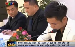 Nguyễn Hoàng Thiên nhận học bổng toàn phần của Học viện Hope Tennis