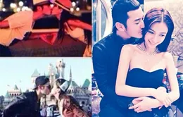 Huỳnh Hiểu Minh – Angelababy “khóa môi” ngọt ngào
